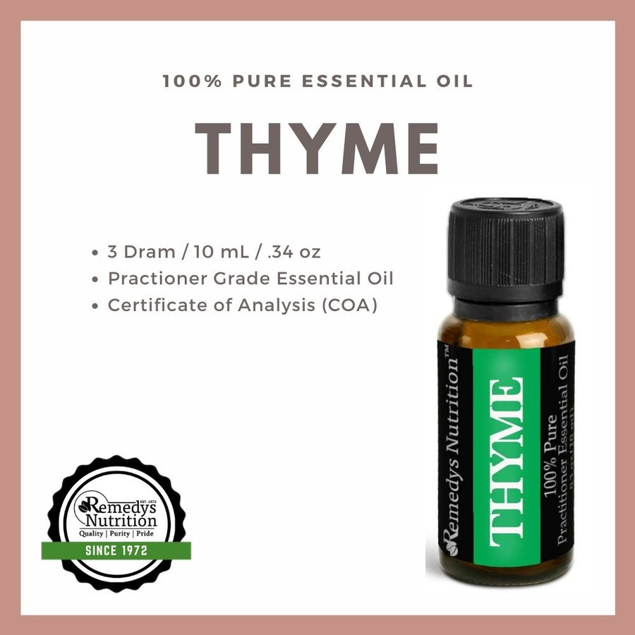Thyme Essential Oil 3 Dram / 10 mL