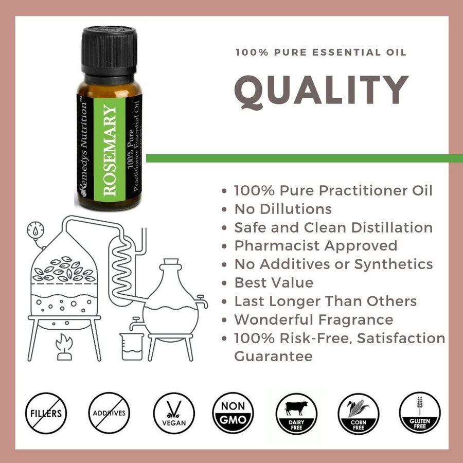 Rosemary Essential Oil 3 Dram / 10 mL
