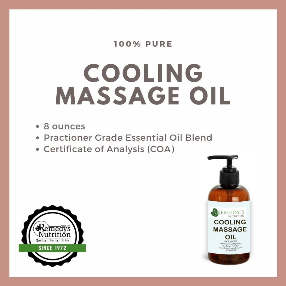 Cooling Massage Oil | 8 oz