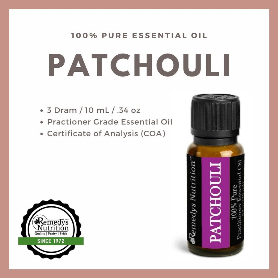 Patchouli Essential Oil 3 Dram / 10 mL