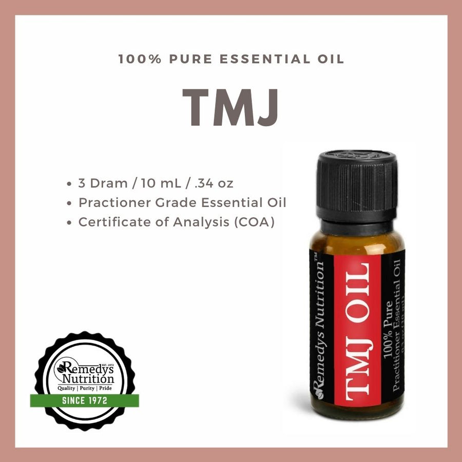 TMJ (Tempomandibular Joint) Blend Essential Oil 3 Dram / 10 mL