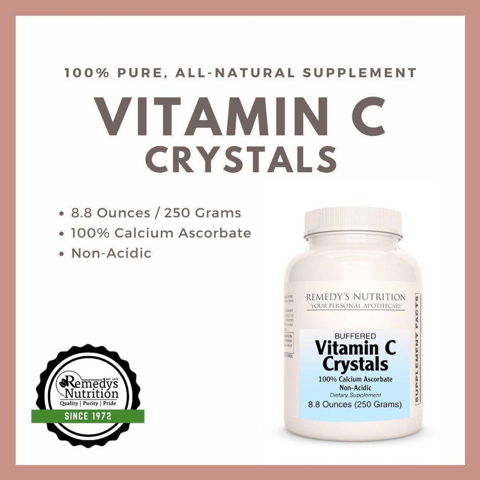 Cristales de vitamina C | 8,8 onzas 